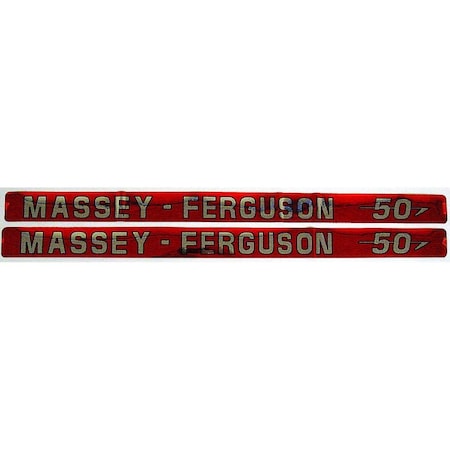 Aftermarket Hood Decals Fits Massey Ferguson 50 MAE30-1468